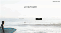 Desktop Screenshot of lloydieapparel.com